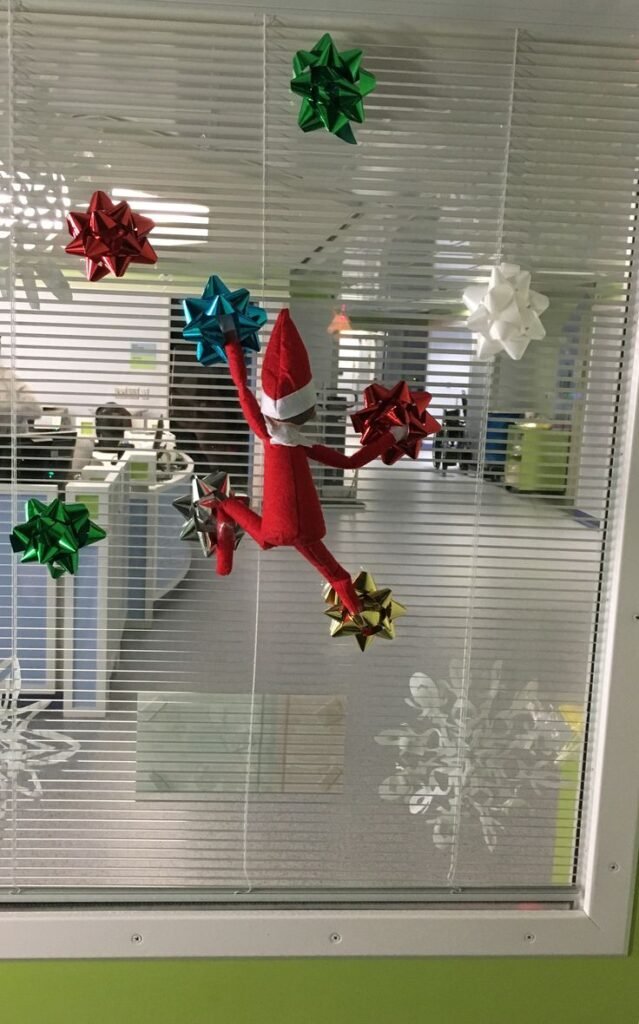 Christmas decor: Sneaky Elf on the Shelf