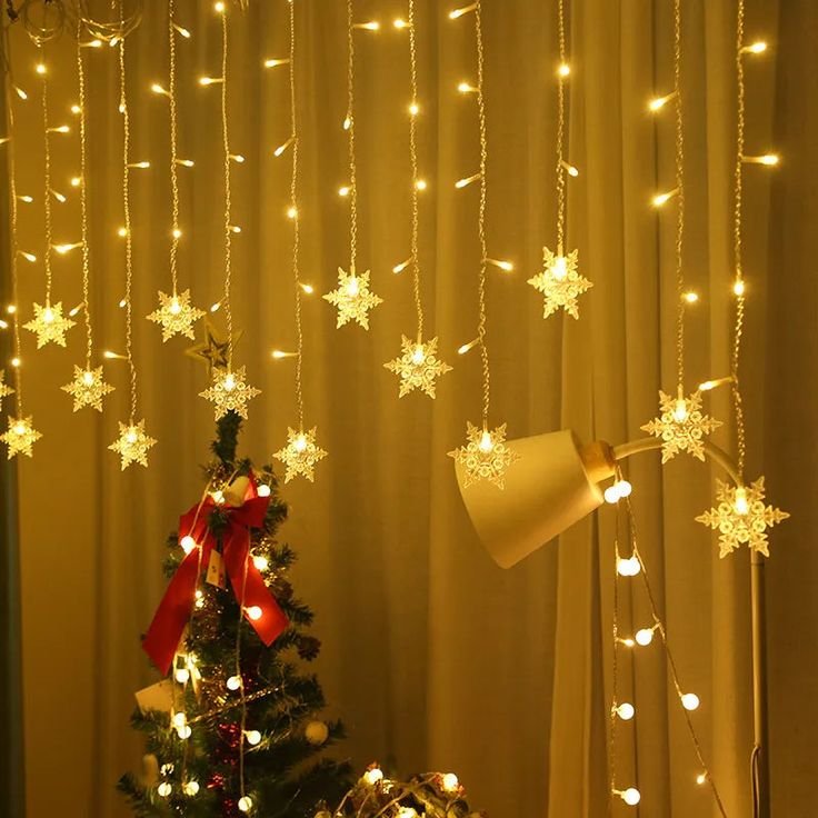 Christmas decor: Snowflakes lights